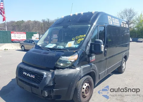 2016 Ram Promaster 2500 High Roof z USA, uszkodzony, nr VIN 3C6TRVCG5GE126582